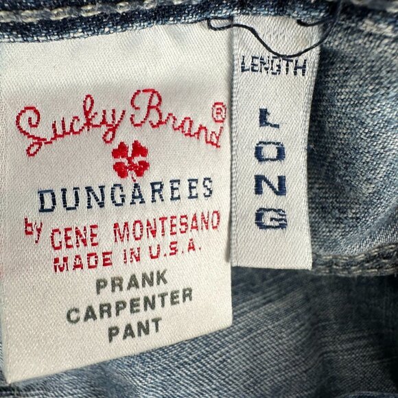 Vintage Y2K 2000s Lucky Brand Baggy Carpenter Jeans 30 X 34 USA - Picture 5 of 15